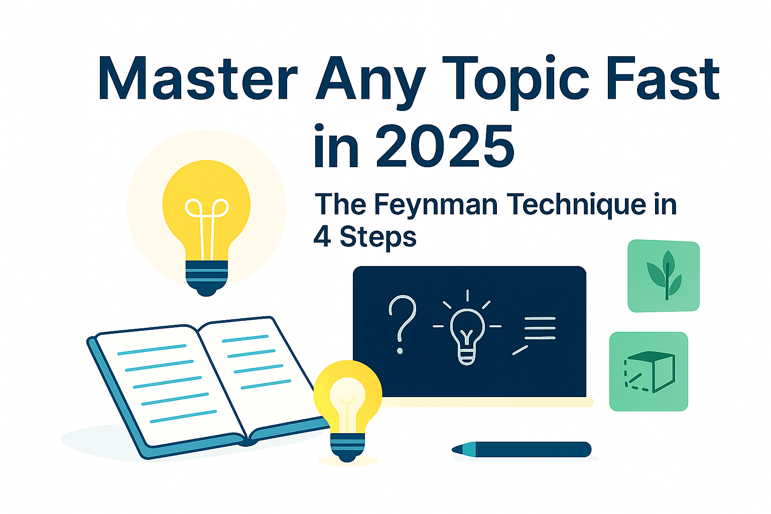 Feynman Technique in 4 Easy Steps